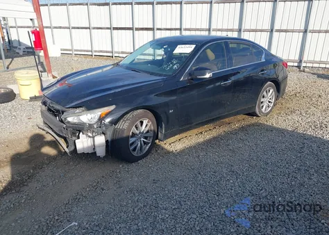 2015 Infiniti Q50 Premium/Sport z USA, uszkodzony, nr VIN JN1BV7AP5FM335838